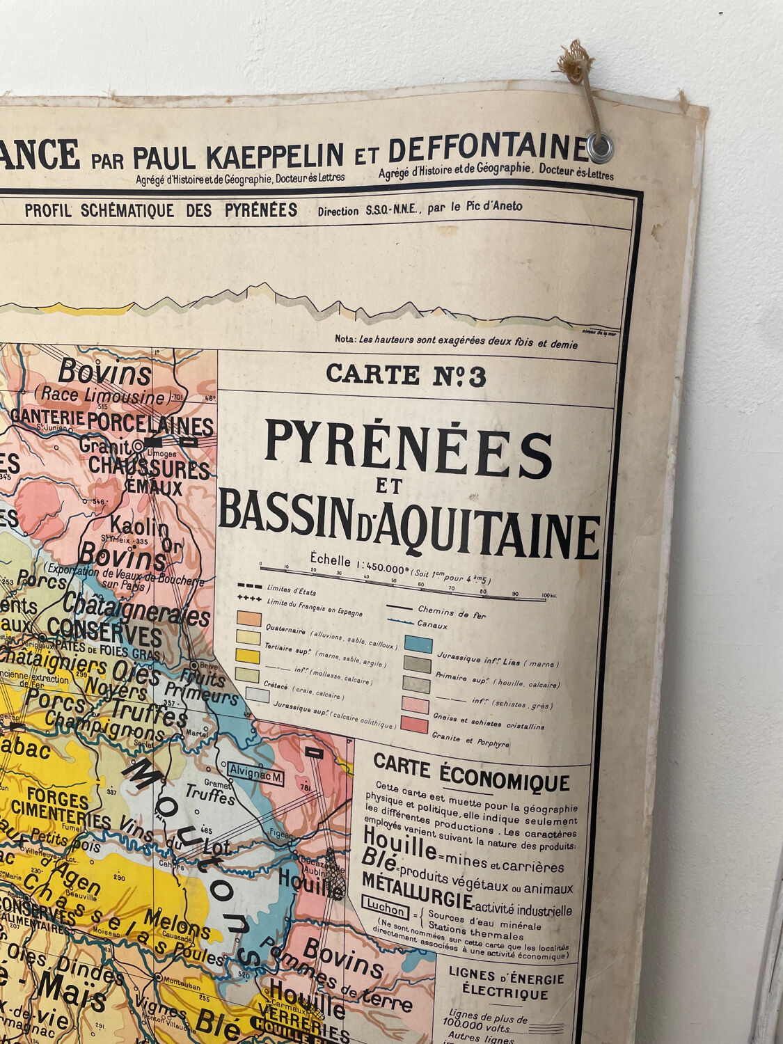 Map Pyrenees Aquitaine Basin