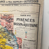 Map Pyrenees Aquitaine Basin