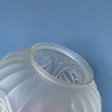Art Deco ball vase with roses