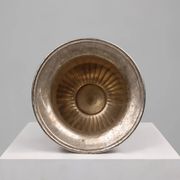 Antique Silver Plated Copper Champagne Bucket in Medicis Shape, 1890s