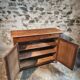 Vintage French Sideboard | 1920s Oak and Poplar Buffet with Locking Doors | Rustic Farmhouse Storage