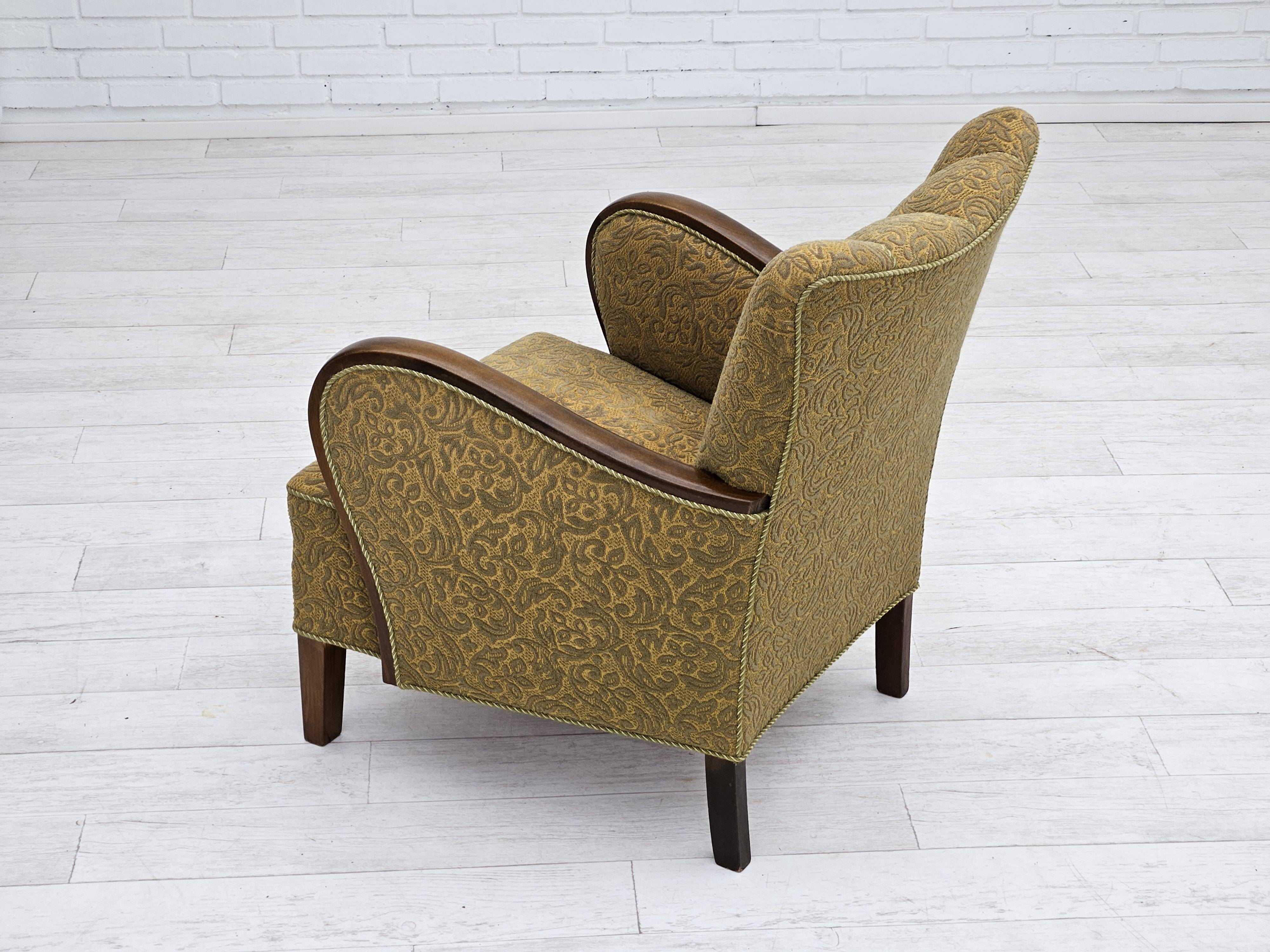 Années 1950-60, design danois, fauteuil, très bon état d'origine.