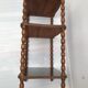 Sellette shelf wood turned Louis XIII style