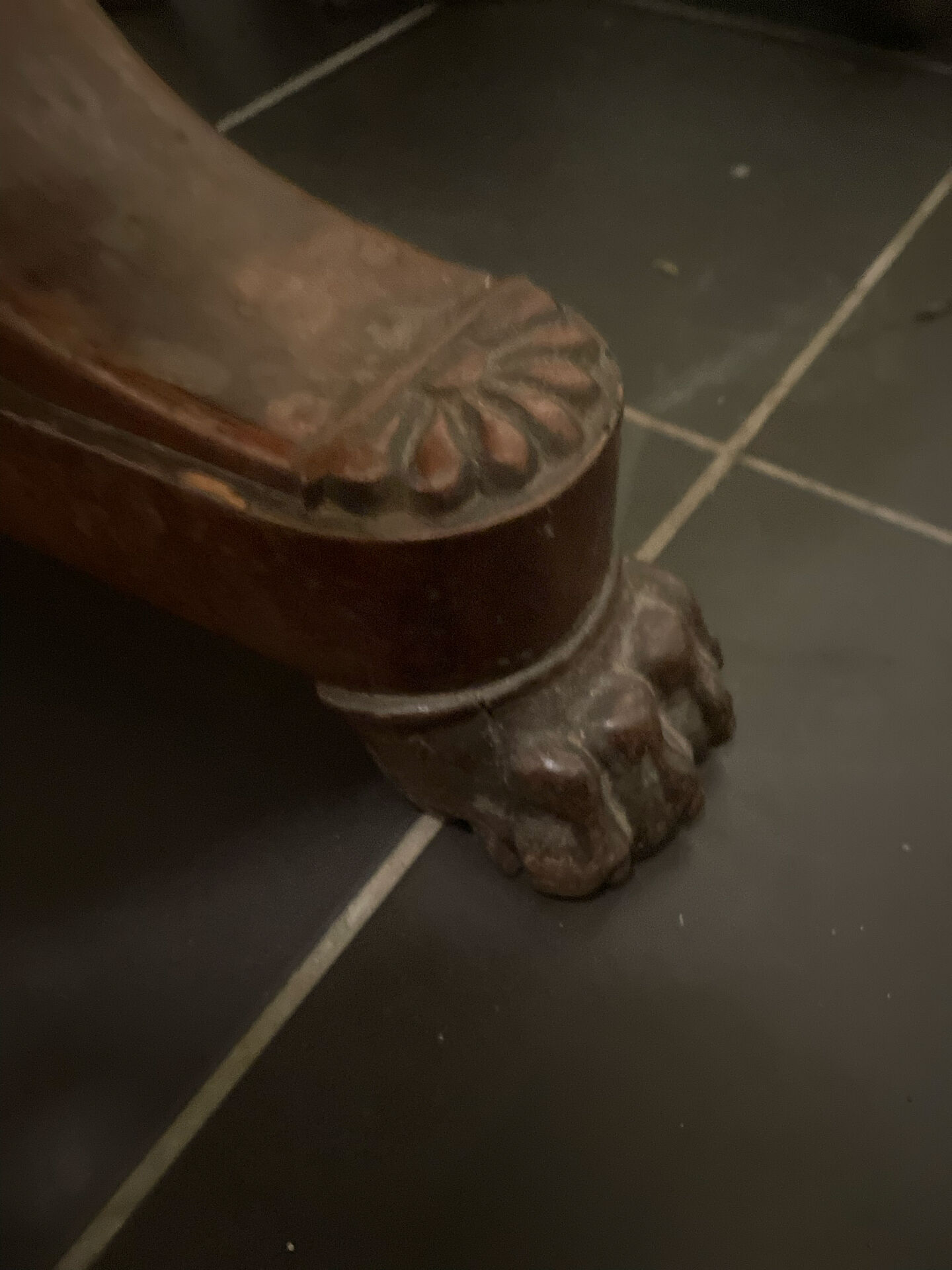 Gueridon table, 19th century, marble and mahogany