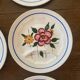 6 assiettes plates à compartiments Digoin Sarreguemines
