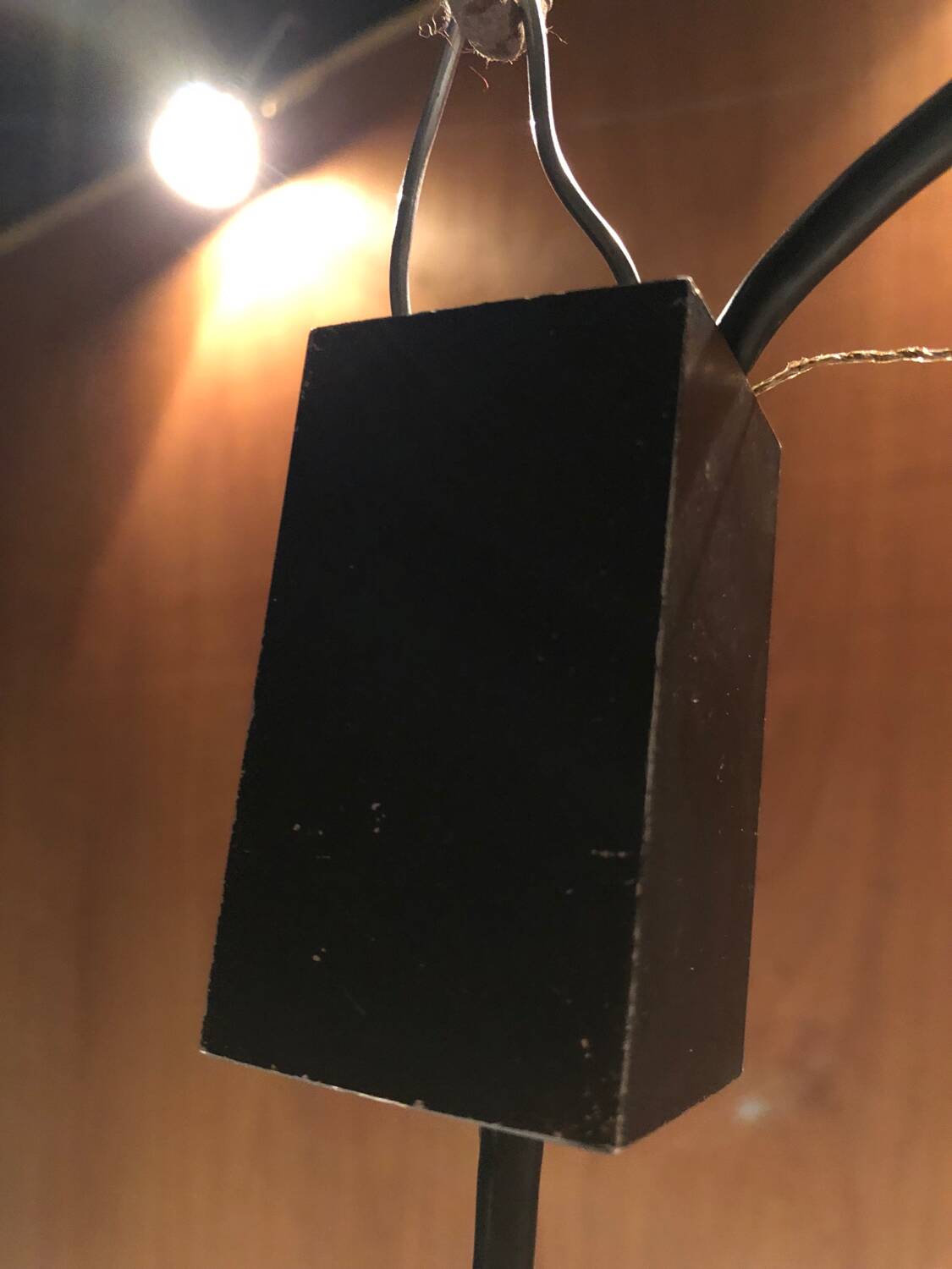 Brass and glass pendant light by Hans Agne Jakobsson 1970