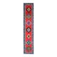 Vintage Turkish Oushak Handmade Wool Cotton Red Runner Rug 77x420