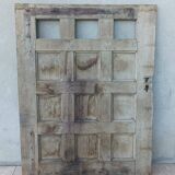 Antique low door decorative wall panel in solid oak