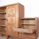 Solid oak buffet and faience, Guillerme and Chambron for your home,