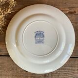 4 Staffordshire England “countryside” dinner plates