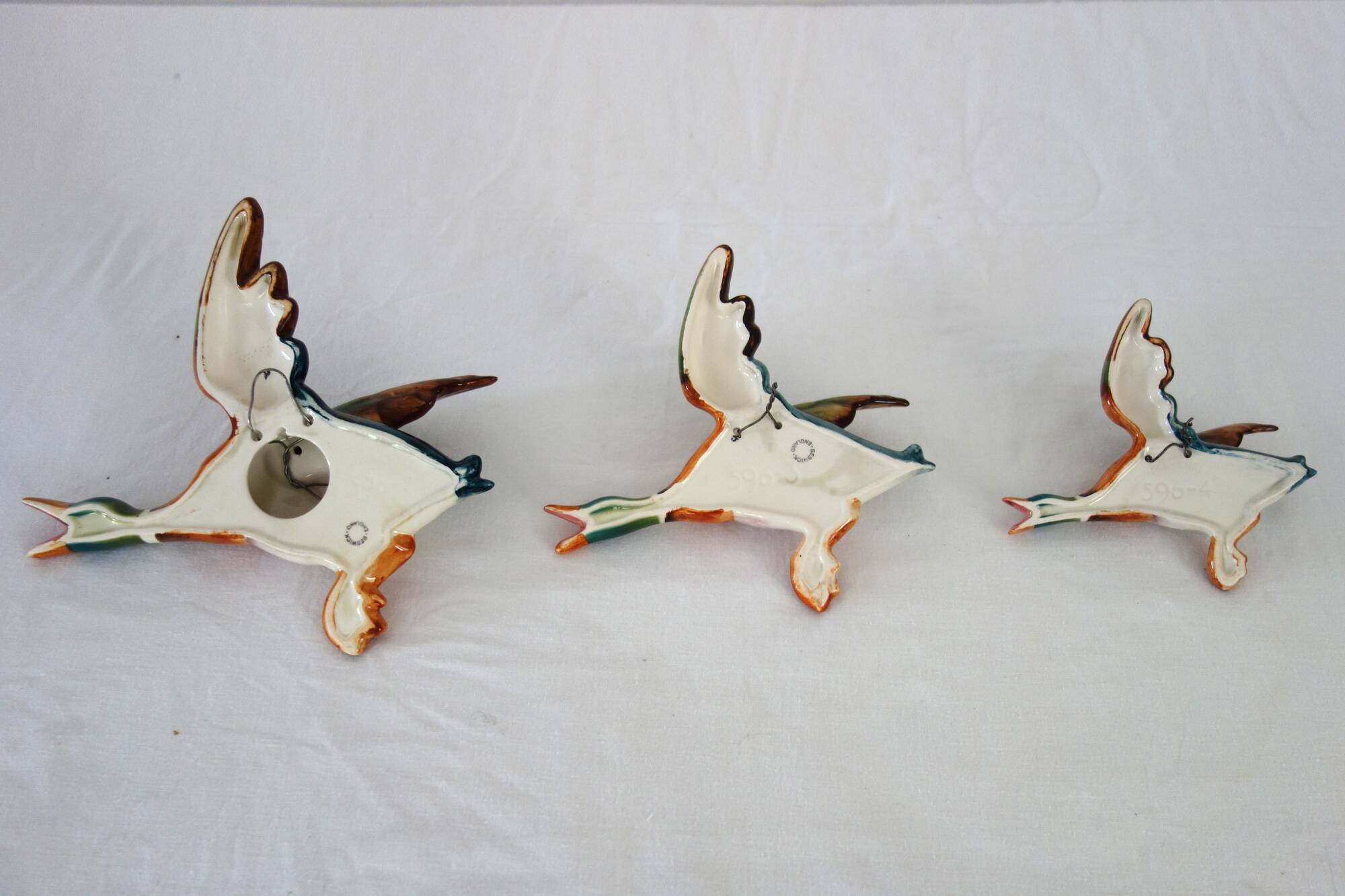 Ensemble de 3 canards en céramique de Beswick, Angleterre