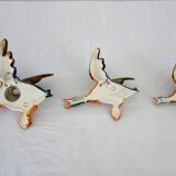 Set of 3 ceramic ducks from Beswick, England