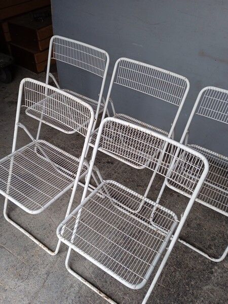 5 foldable chairs Emu Rio vintage ep 1970