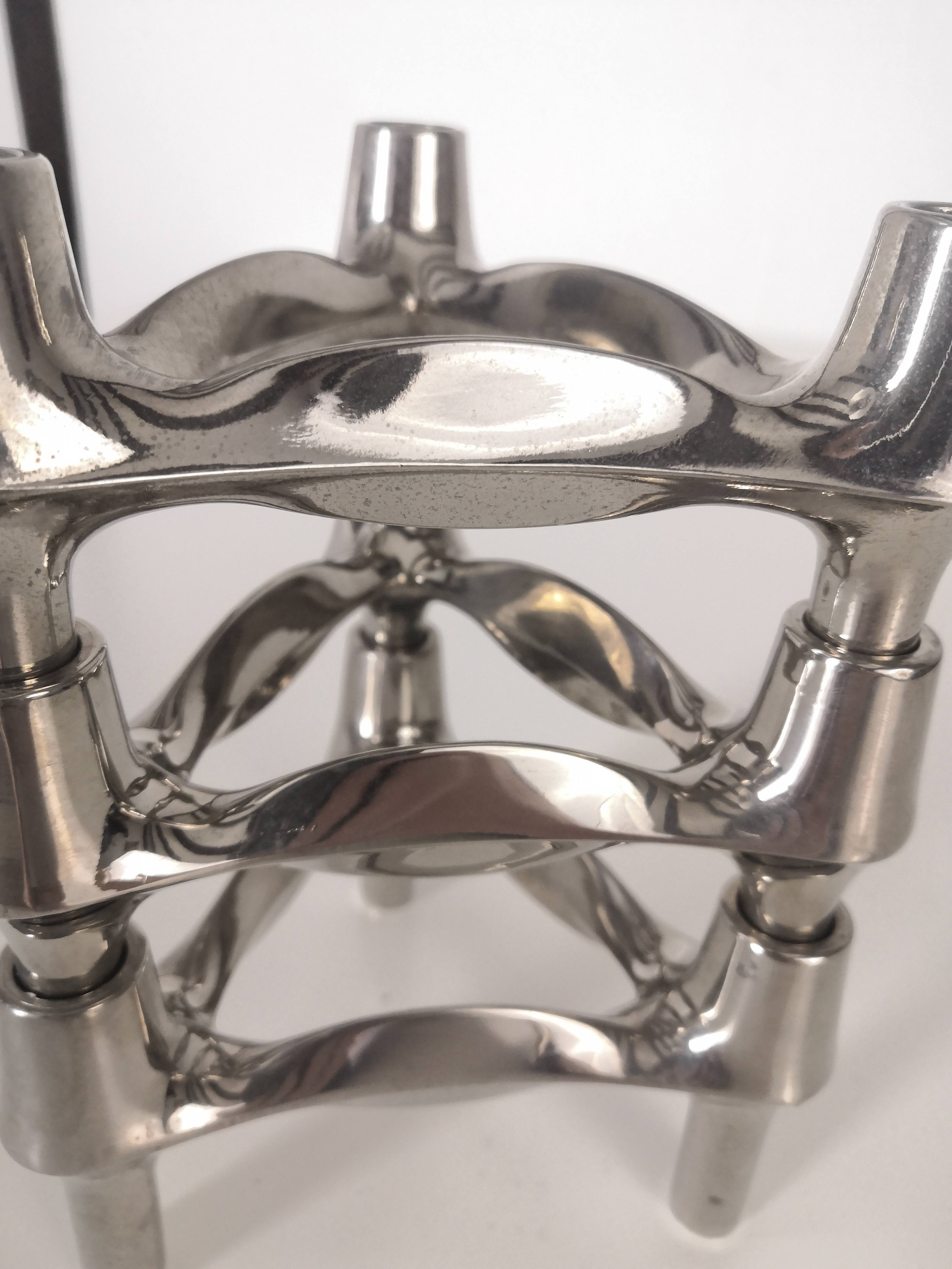 Set of 3 Nagel BMF candle holders