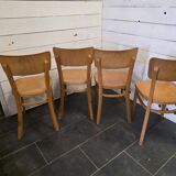 4 chaises de bistrot Thonet