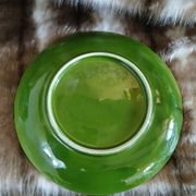 Tasse + soucoupe anciennes en barbotine