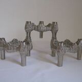 Ensemble de 3 bougeoirs 1970s " Quist "