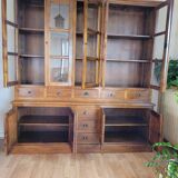 Meuble vitrine en bois tek