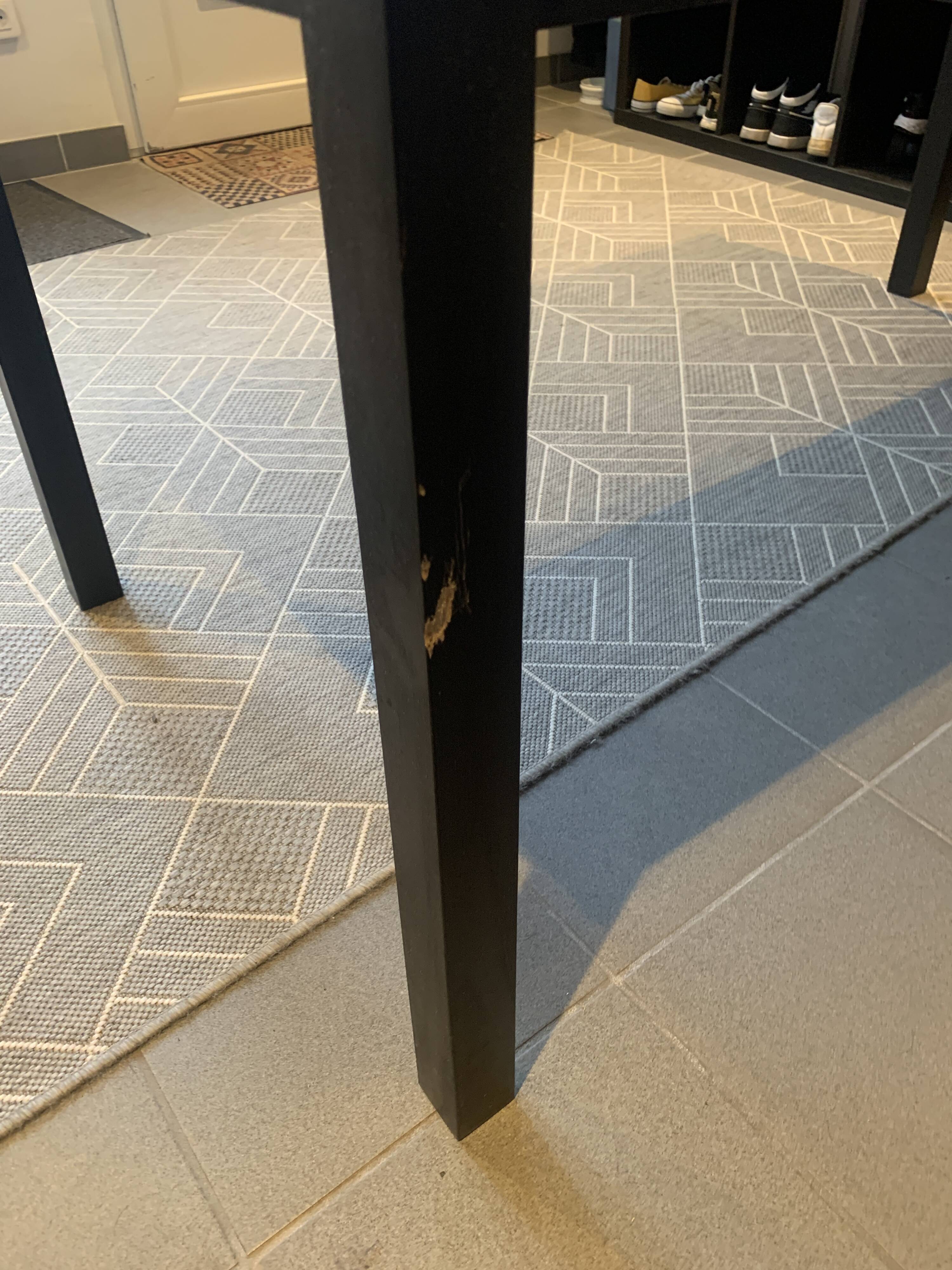 Large solid wood desk