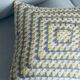 Vintage crochet cushion