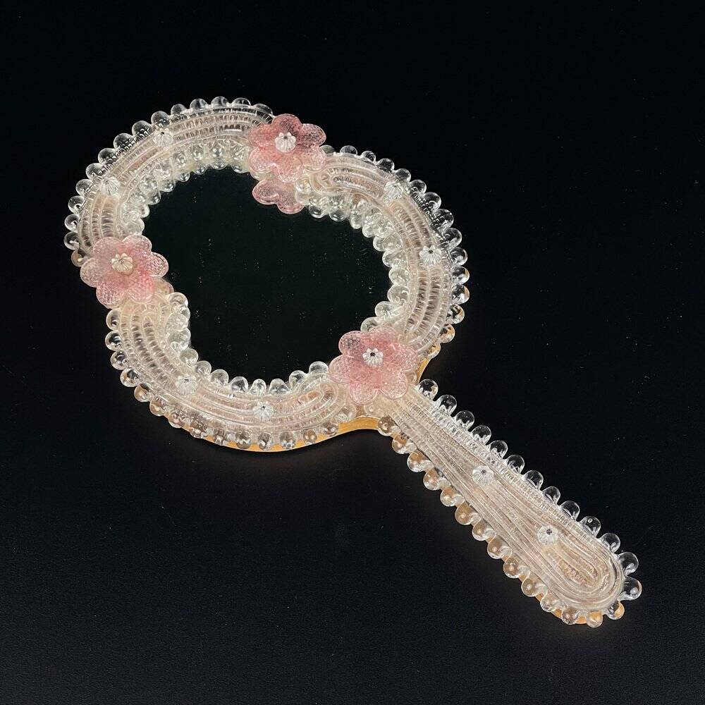 Murano glass mirror, Italy, 1950s