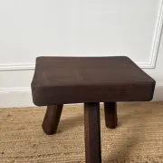 Brutalist tripod stool