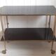 Table desserte roulante