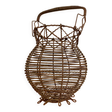 Panier vintage en métal