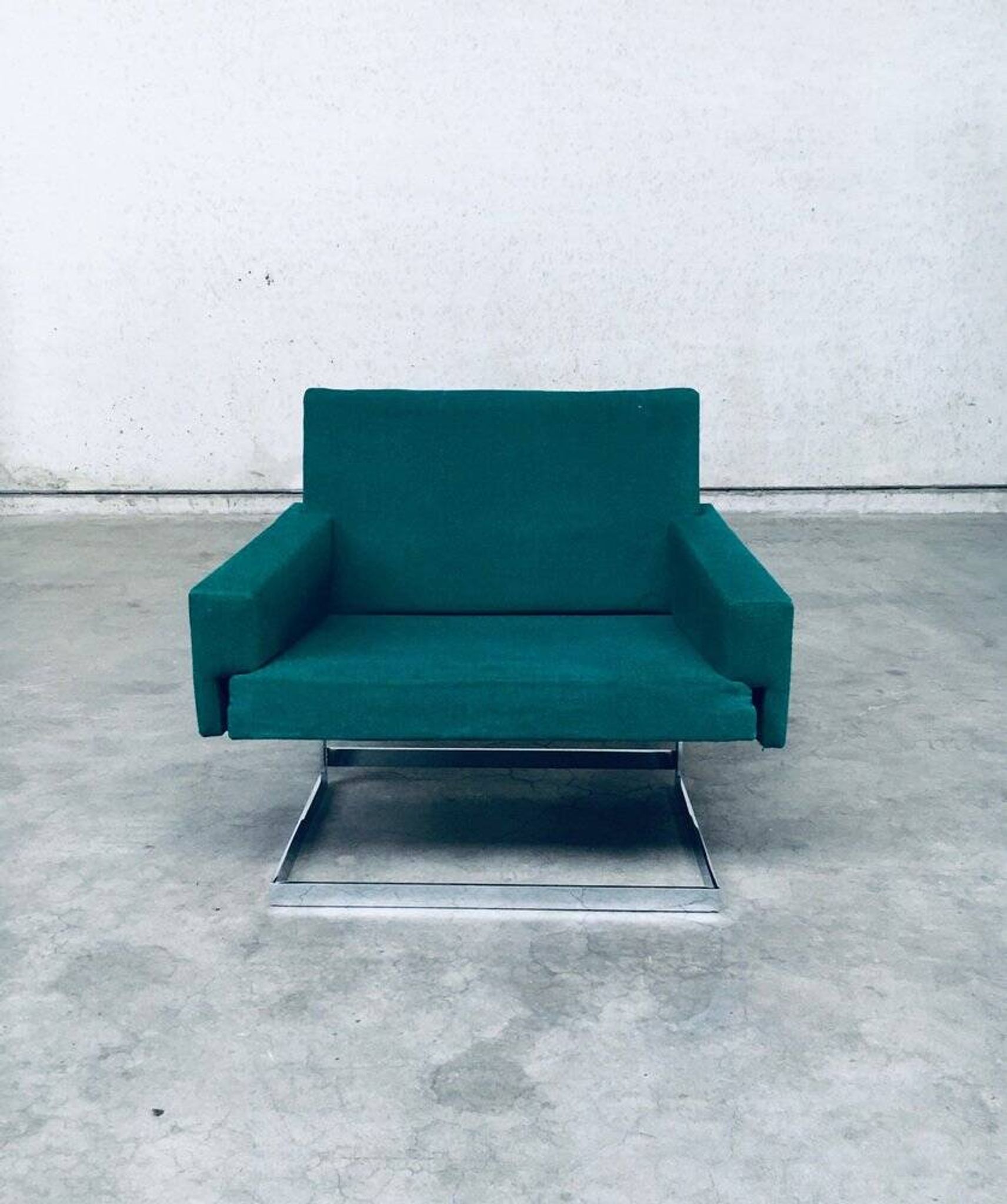 Mid-Century Modern Belgian Floating Lounge Chair, 1960s