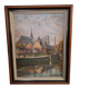 Huile sur toile, tableau Cathédrale d'Amiens