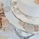 Table d'appoint en marbre et chrome, Italie années 70