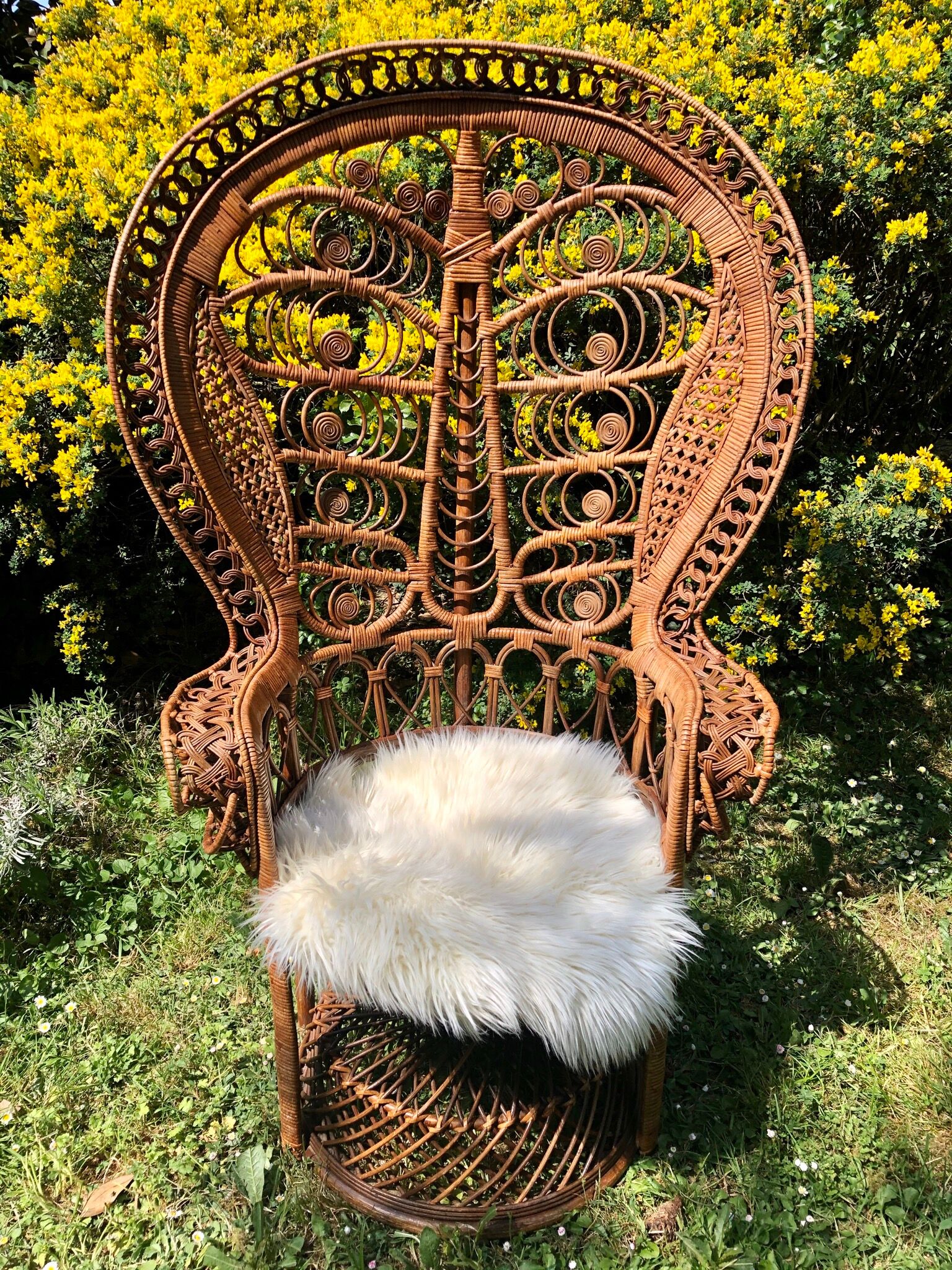 Emmanuelle rattan chair