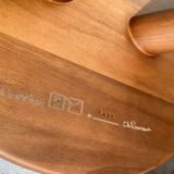 Low shepherd stool by Charlotte Perriand, edition Cassina