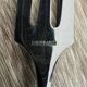 13-piece set, dessert forks and knife, stainless steel and ebony cheese.