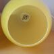70s lemon yellow glass pendant light