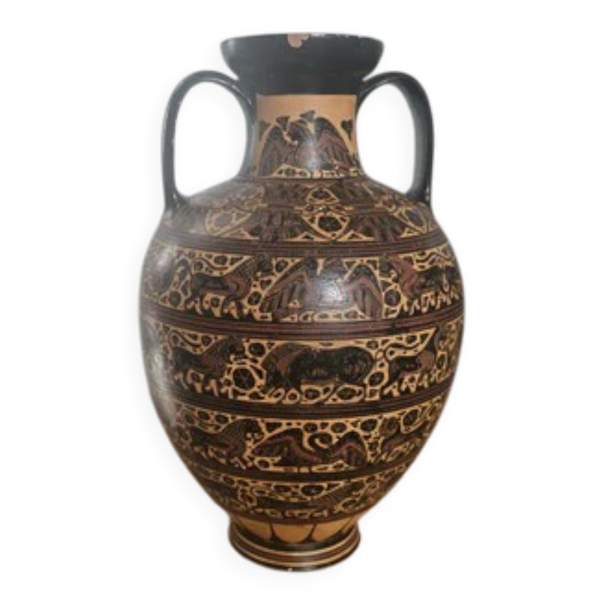Corinthian amphora British Museum - Signed copy