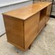 Sideboard very buffet type Scandinavian in raw pear wood 1950.