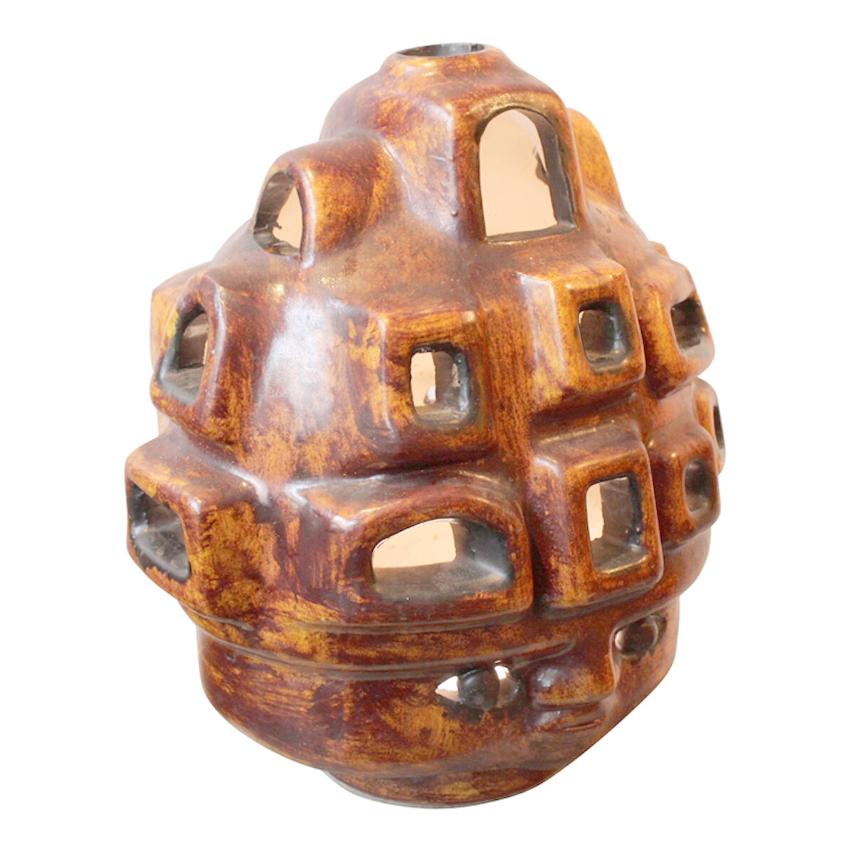 Architectural ceramic lamp