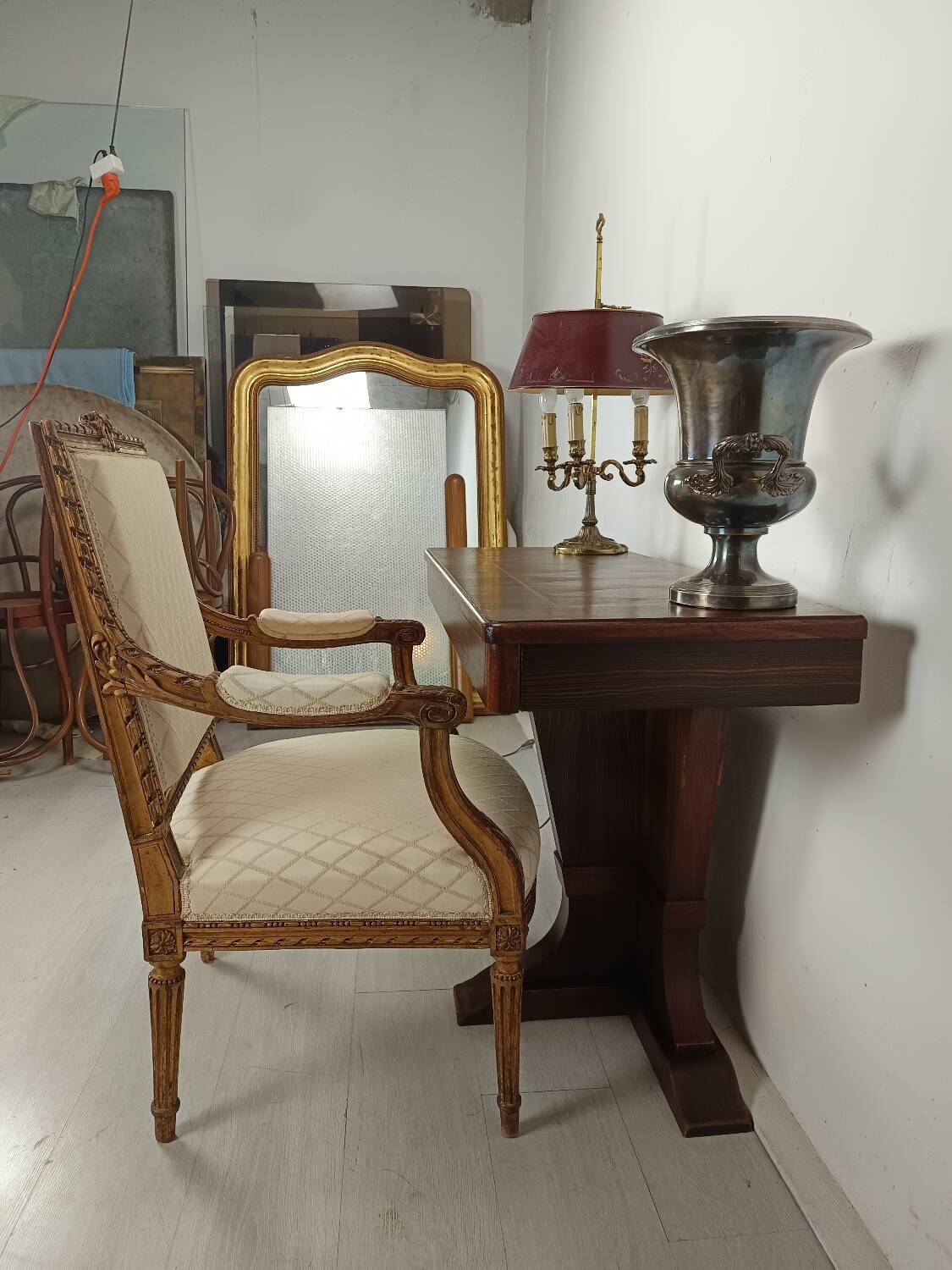 Pair of art deco consoles