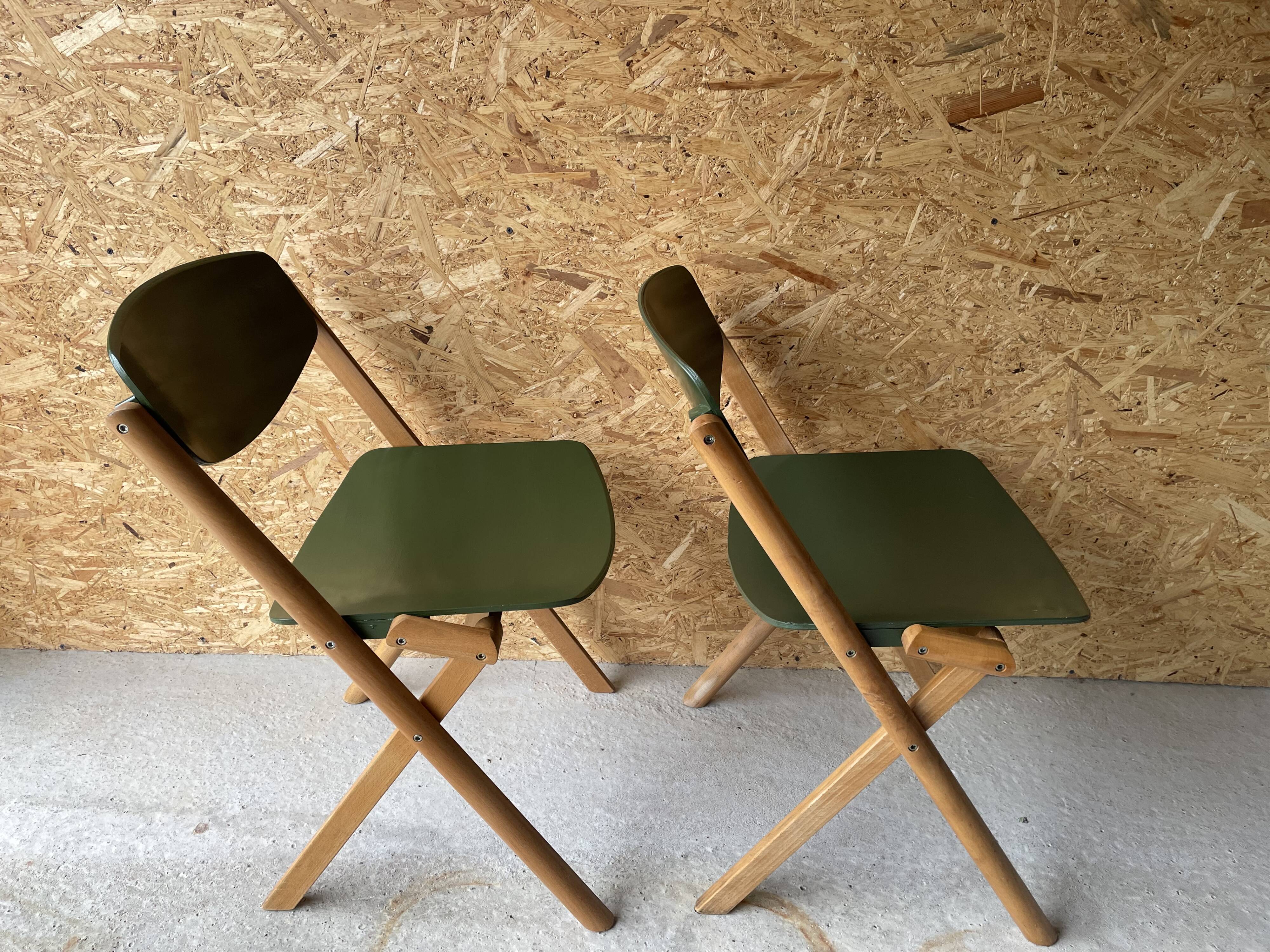 Jean-claude duboys folding chairs from the 80s