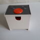 Doll furniture, orange vintage kitchen toy