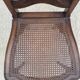 Chair canned 1900 marquetry and bronze louis XVI style