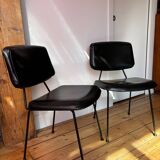 Set of two Pierre Paulin CM196 chairs
