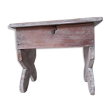 Former bench with storage box