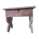 Former bench with storage box