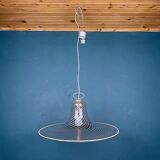 Vintage tourbillon pendant lamp, Murano, Italy, 1970s.