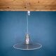 Vintage tourbillon pendant lamp, Murano, Italy, 1970s.