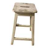 Wooden workshop stool
