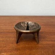 Bougeoir Brutaliste du Milieu du Siècle en Bronze, années 1960