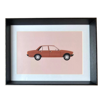 Deco design frame - peugeot 505